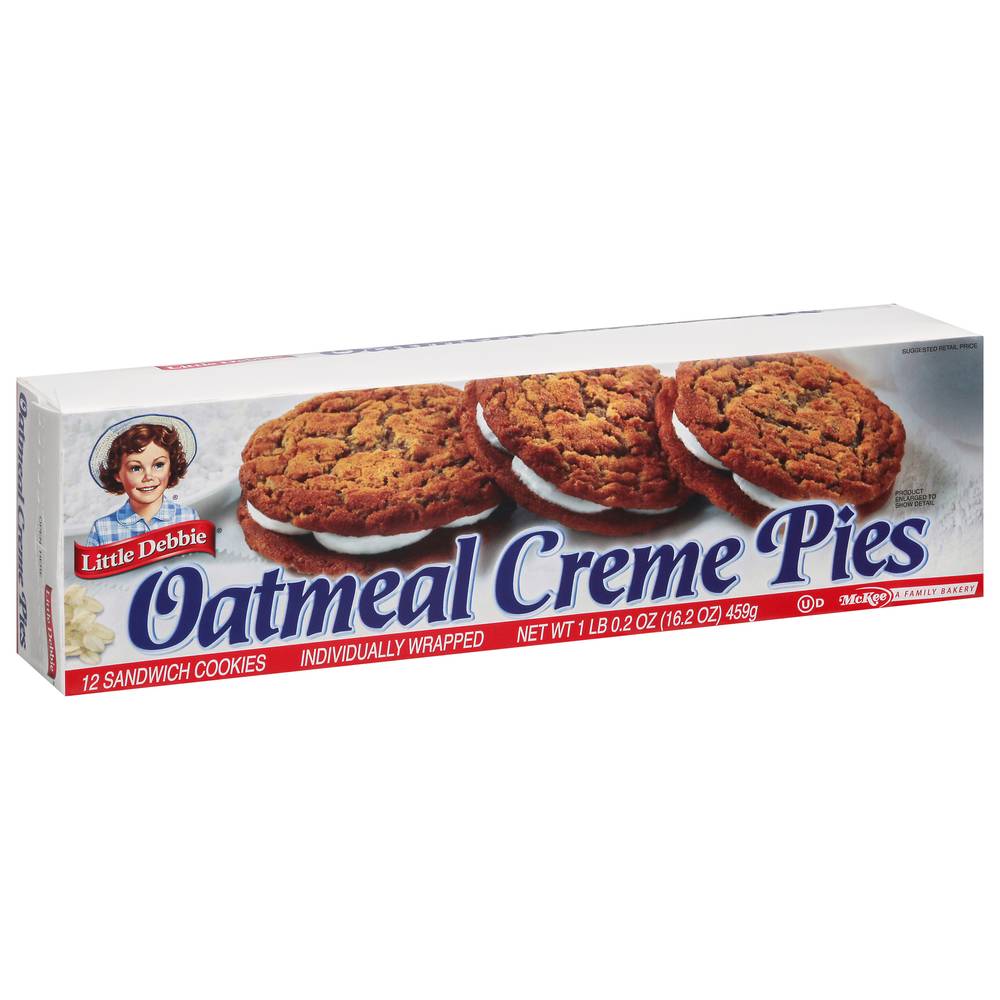 Little Debbie Oatmeal Creme Pies Sandwich Cookies (12 ct)