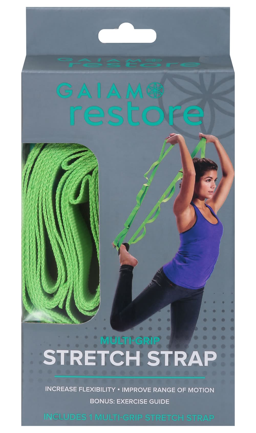 Gaiam Restore Multi-Grip Stretch Strap