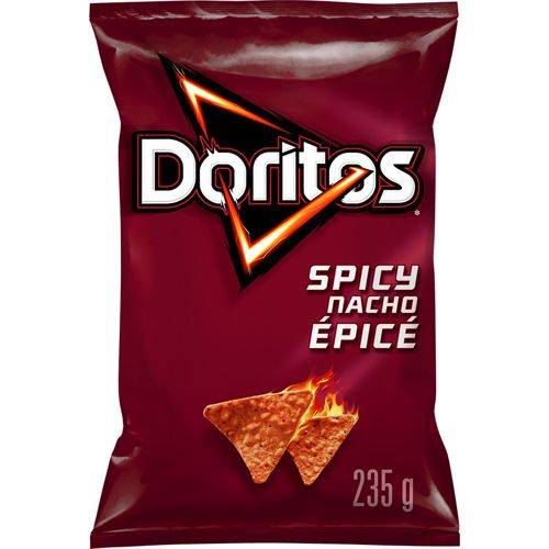 Doritos nacho épicé - spicy nacho chips (235 g)