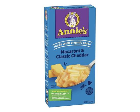 Annie's · Classic Cheddar Macaroni and Cheese (6 oz)