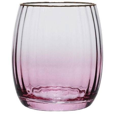 Festive Voice Textured Wine Glass (pink)
