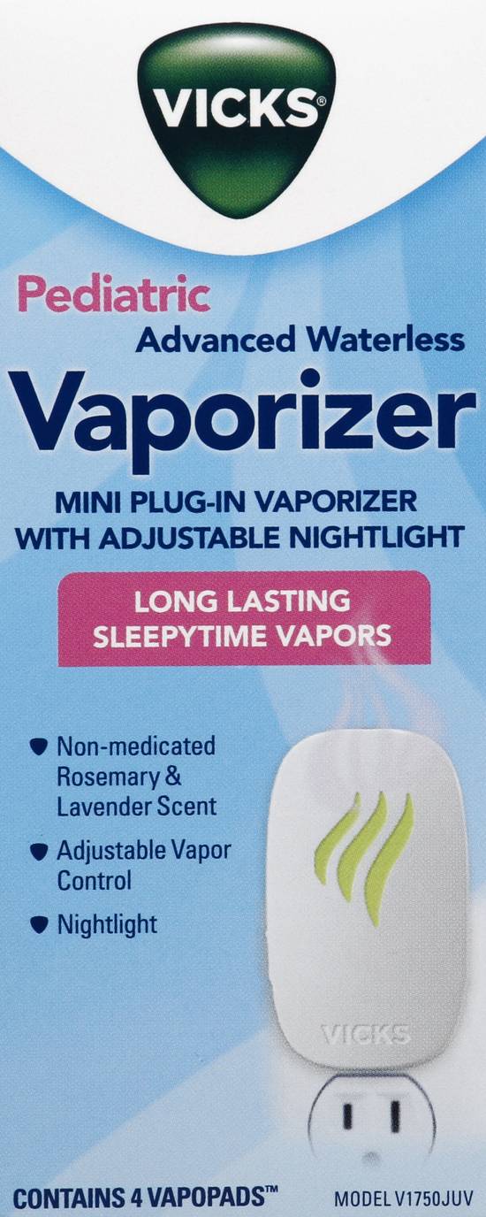 Vicks Pediatric Advanced Waterless Vaporizer With Nightlight (4 ct)