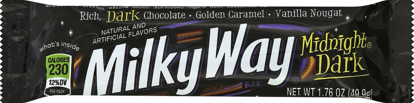 Milky Way Midnight Candy Bar (dark chocolate )
