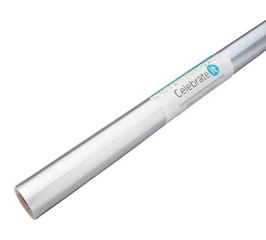 Celebrate It Clear Transparent Packaging Wrap