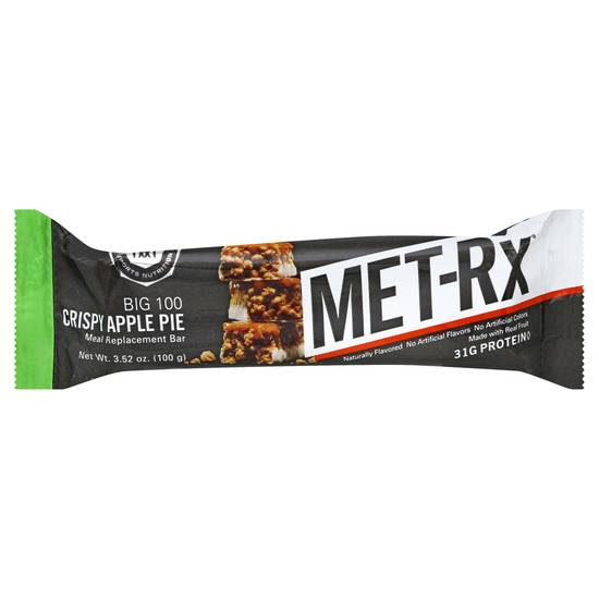 Met- Rx Big 100 Crispy Apple Pie Meal Replacement Bar