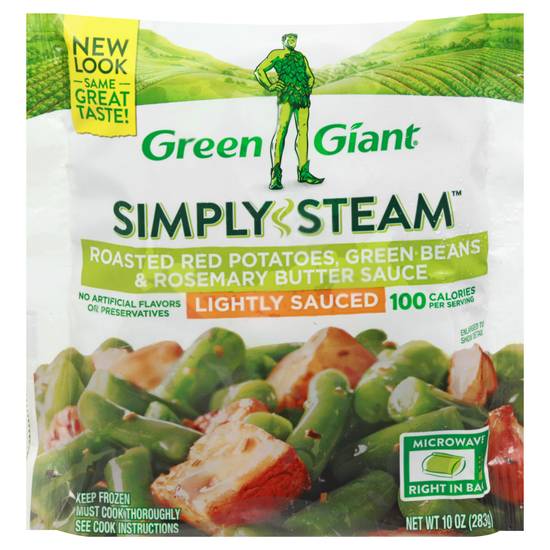 Green Giant Simply Steam Roasted Red Potatoes and Green Beans and Rosemary Butter Sauce