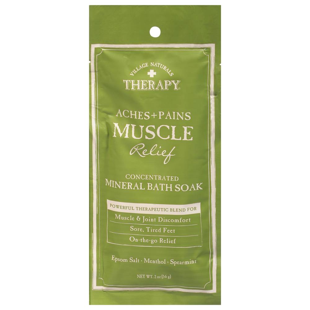 Village Naturals Therapy Aches & Pains Muscle Relief Mineral Bath Soak