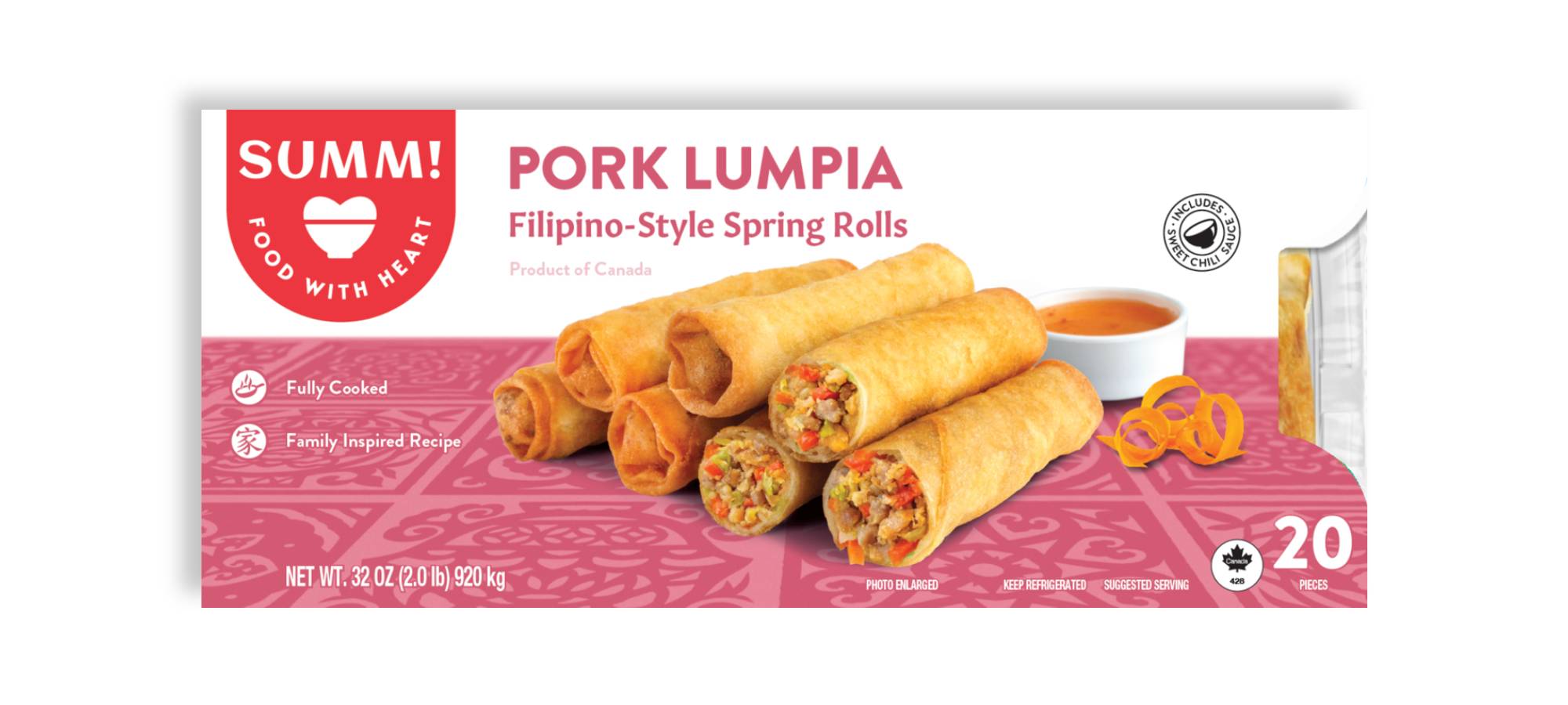 Summ Pork Lumpia Spring Rolls (20 ct)