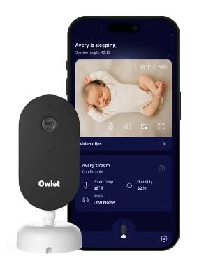 Owlet Dream Sight Gen 3 New Smart 2k Hd Digital Video Baby Monitor, White