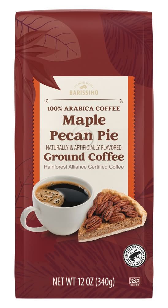 Barissimo 100% Arabica Ground Coffee, Maple Pecan Pie (12 oz)