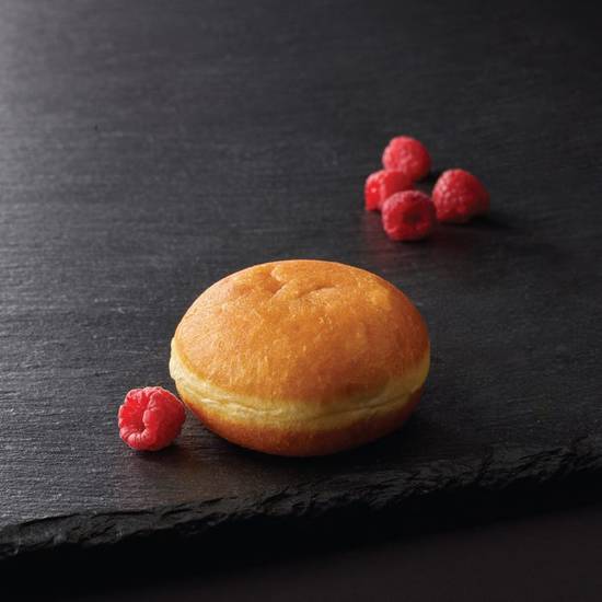 Le beignet à la framboise