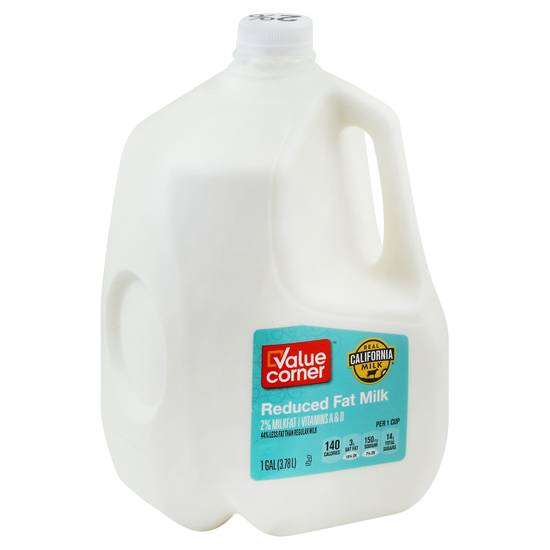 Value Corner 2% Reduced Fat Milk (1 gal)