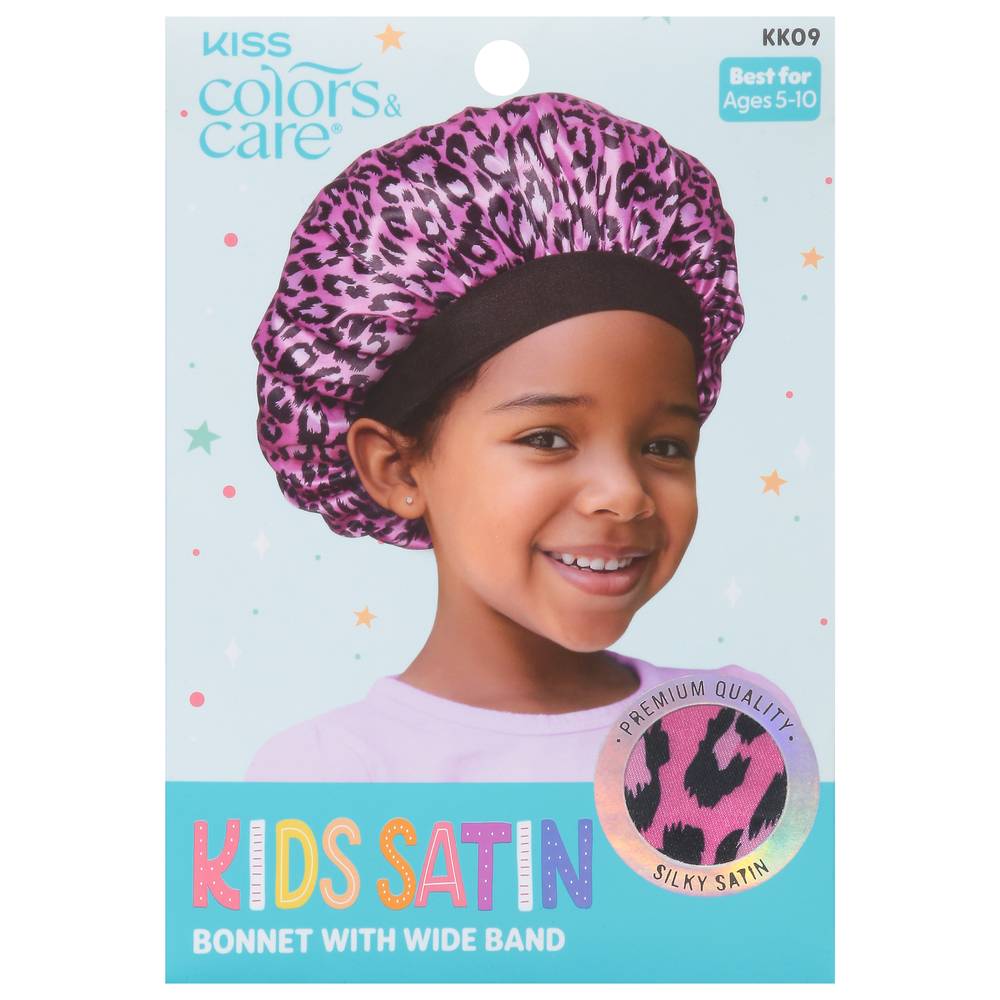 KISS Colors & Care Kids Satin Bonnet With Wide Band