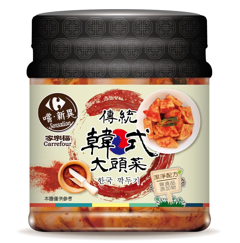 家樂福傳統韓式大頭菜-600g <600g克 x 1 x 1PC瓶>