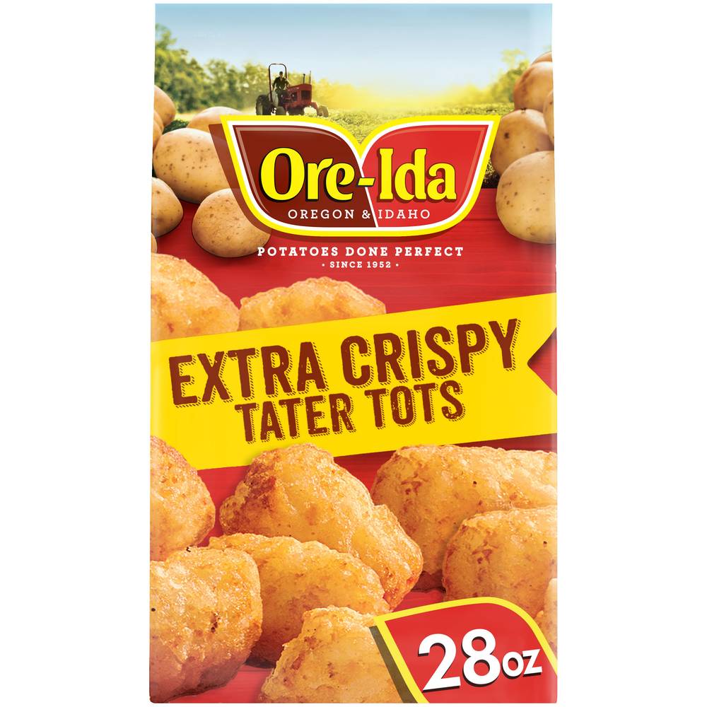 Ore-Ida Extra Crispy Tater Tots Seasoned Shredded Potatoes (1.75 lbs)