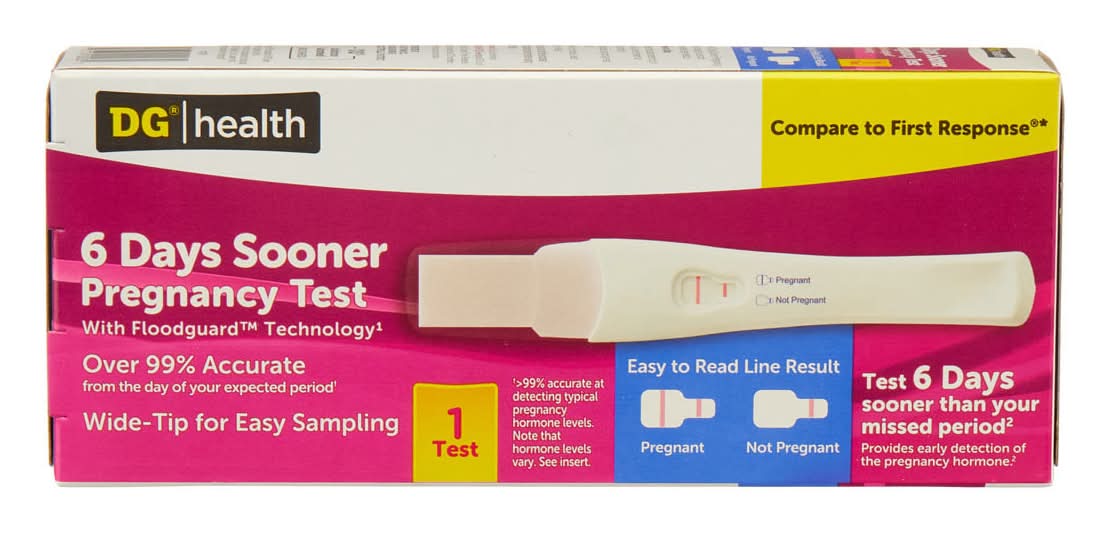 DG Health 6 Days Sooner Pregnancy Test