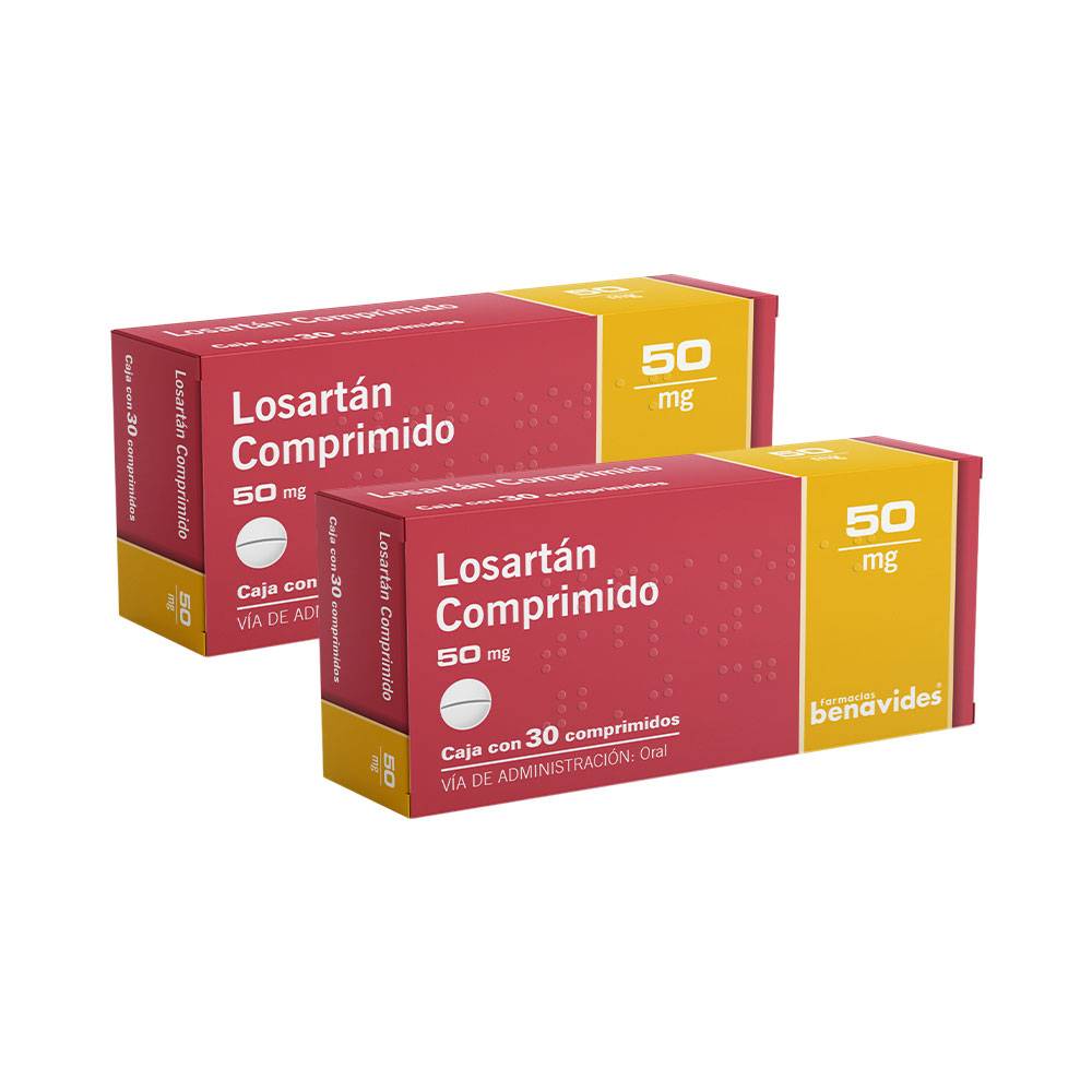 Almus losartan comprimidos 50 mg (60 piezas)