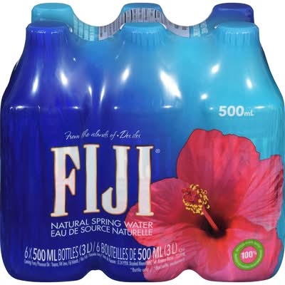 FIJI Natural Spring Water (6 x 500 ml)