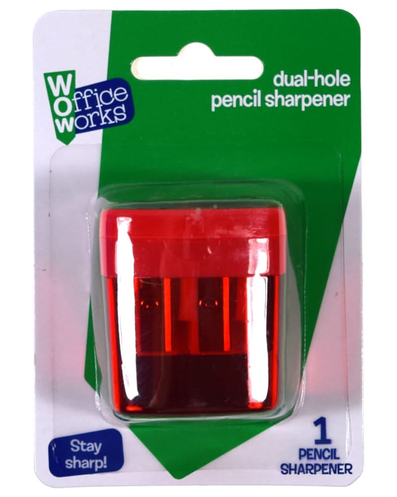 Office Works Dual Hole Pencil Sharpener
