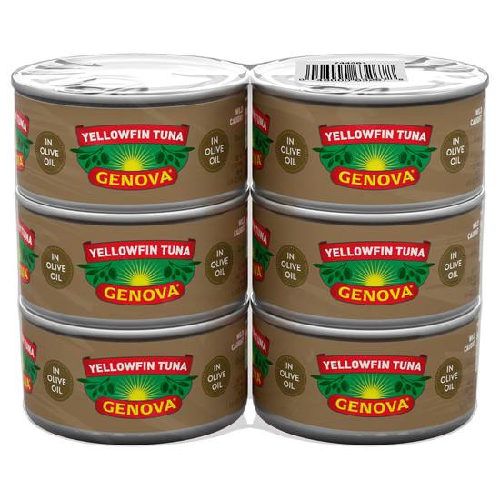 Genova Premium Yellowfin Tuna in Olive Oil (6 ct)