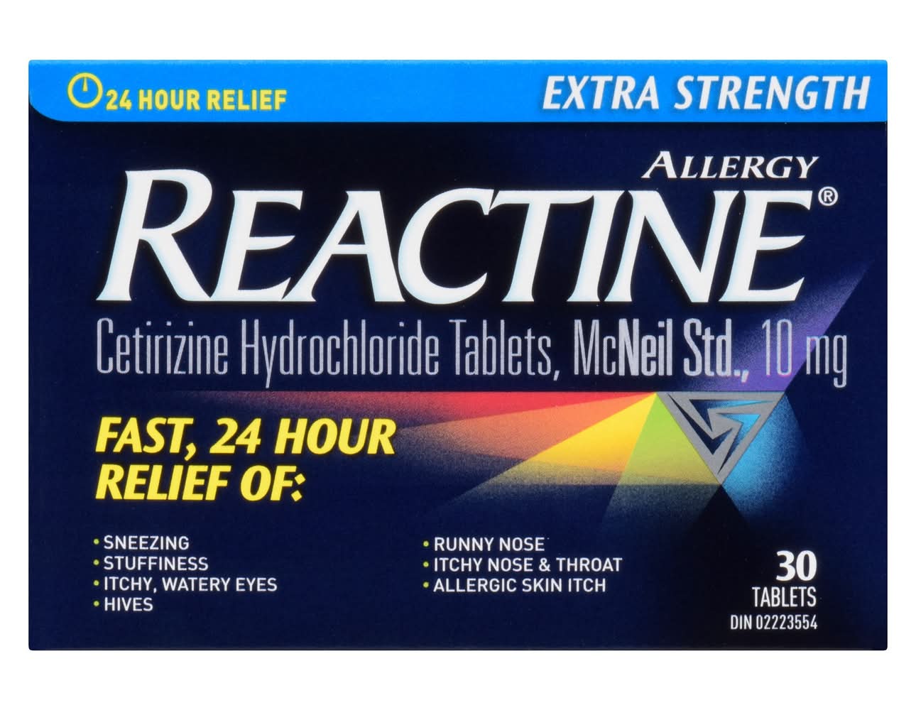 Reactine 10 Mg Allergy Relief Tablets (100 g, 30 ct)