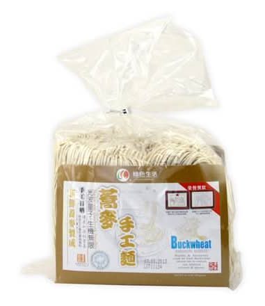 綠色生活-蕎麥手工麵(600g/包)