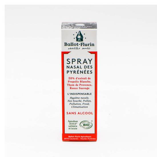 Spray nasal des pyrenees 15ml - BALLOT FLURIN - COSMEBIO