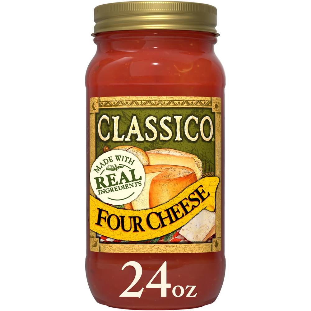 Classico Four Cheese Fresh Ricotta & Cream Pasta Sauce