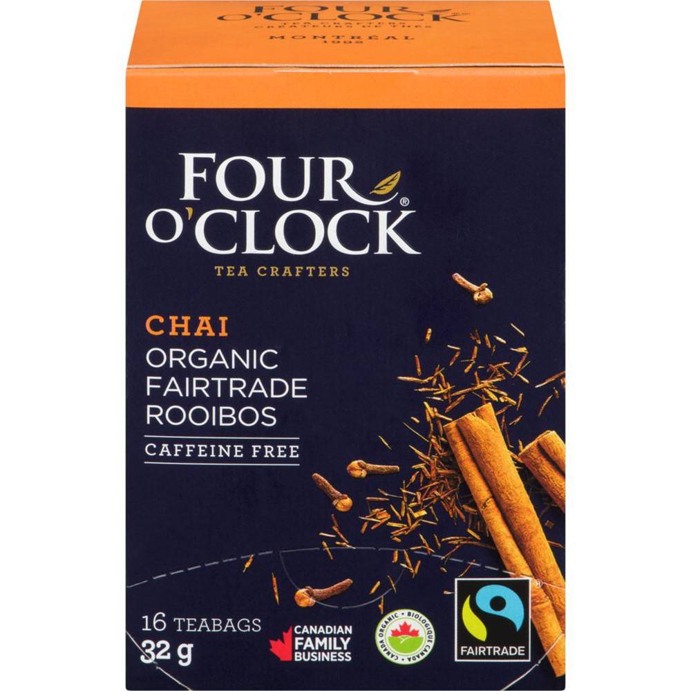 Four O'Clock Rooibos Chai Tea (16 units)