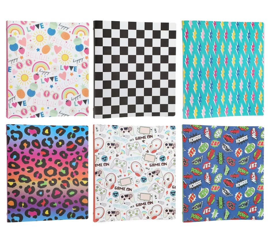 Jot Printed Flexible Poly 3-Ring Binder, 1 ct.