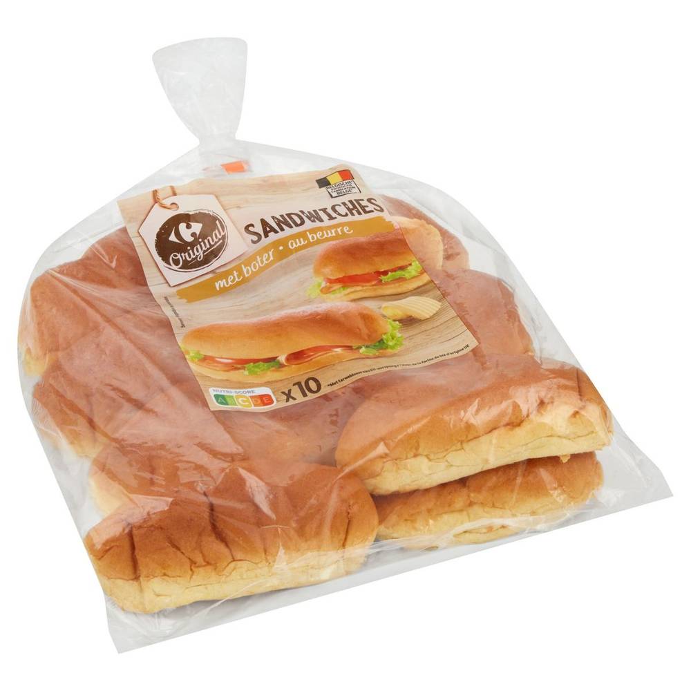 Carrefour Original Sandwiches met Boter 10 Stuks 450 g