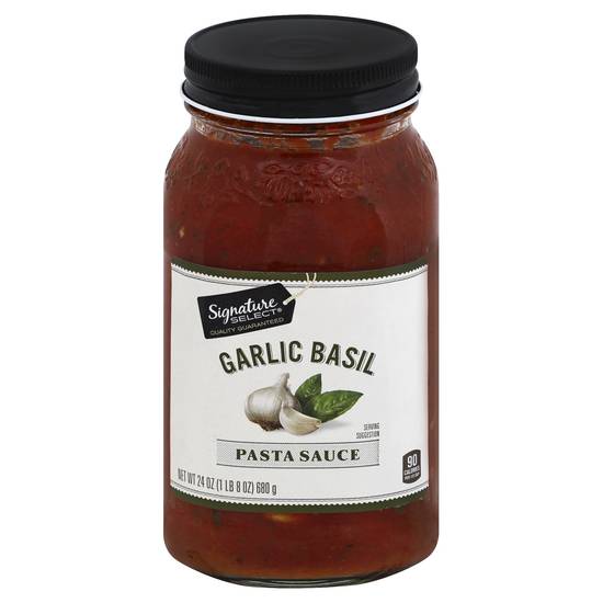 Signature Select Garlic Basil Pasta Sauce (24 oz)