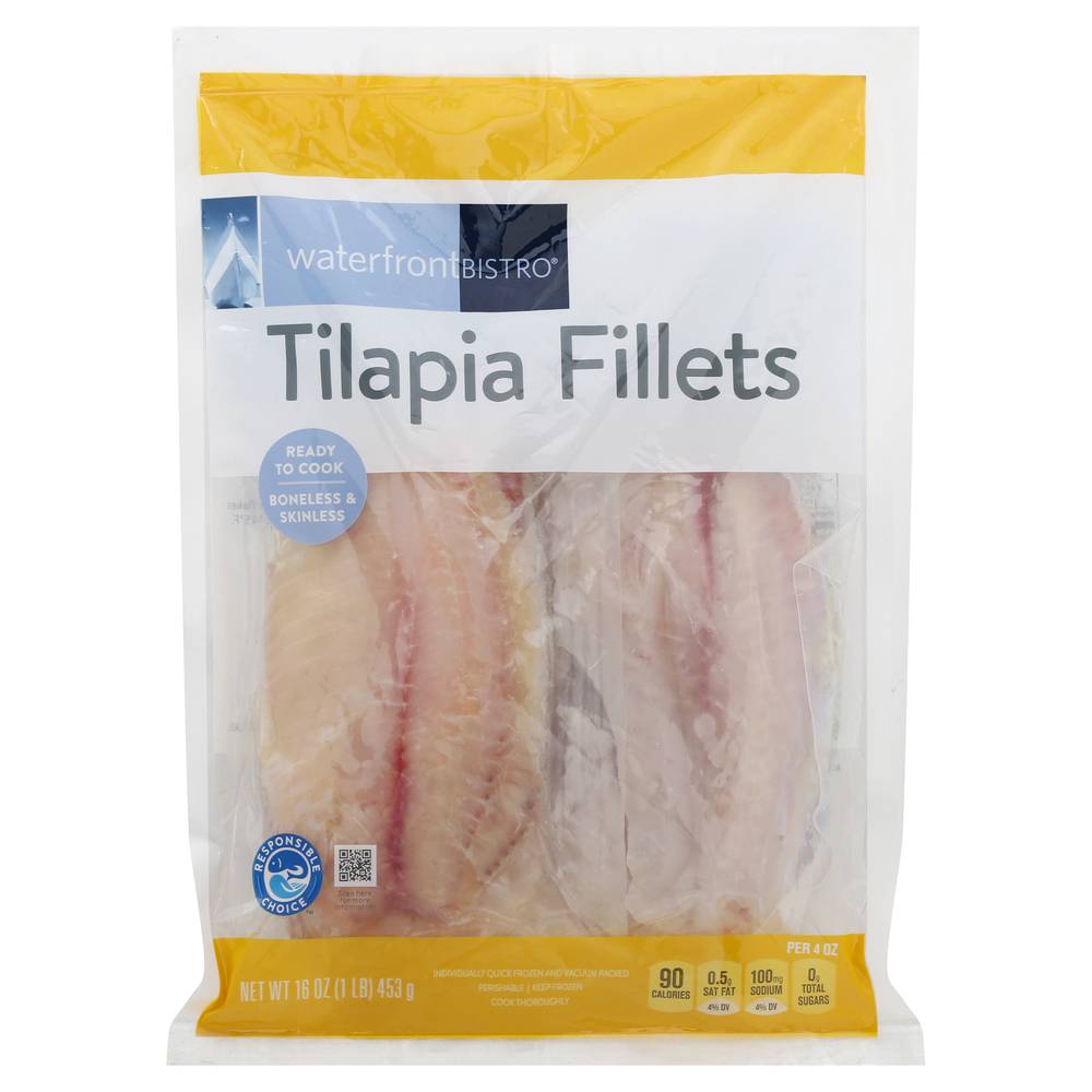 Signature Kitchens Boneless & Skinless Tilapia Fillets (1 lbs)