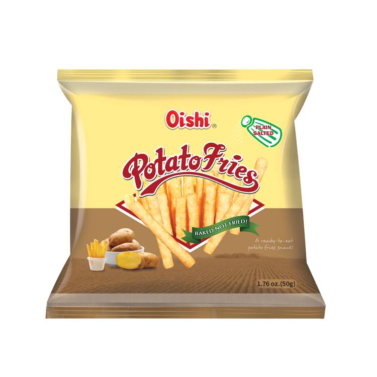 Oishi 薯條-鹽味 <50g克 x 1 x 1PC包>