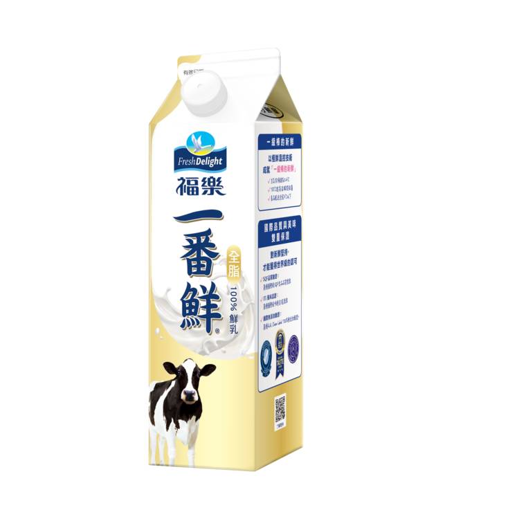 福樂一番鮮全脂鮮乳936ml/盒#764423