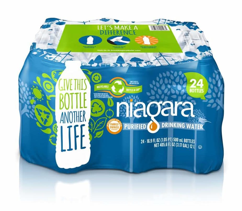 Niagara 16.9 Fl. Oz. Purified Drinking Water (24-Pack)