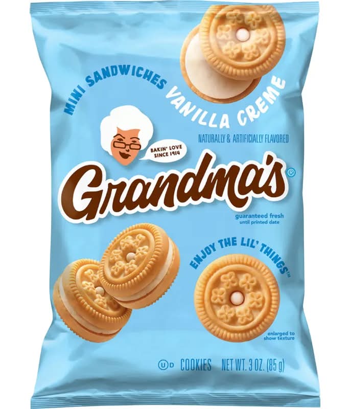 Grandma's Mini Sandwich Cremes Vanilla