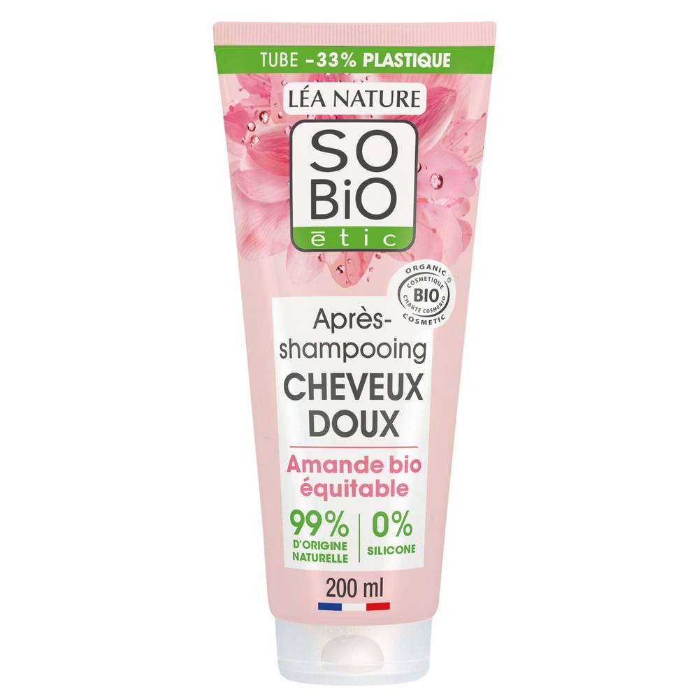 Léa Nature - So'bio étic après-shampoing cheveux doux amande (200 ml)