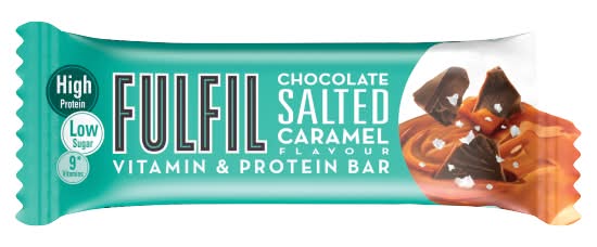Fulfil Chocolate Salted Caramel, Vitamin & Protein Bar (40g)
