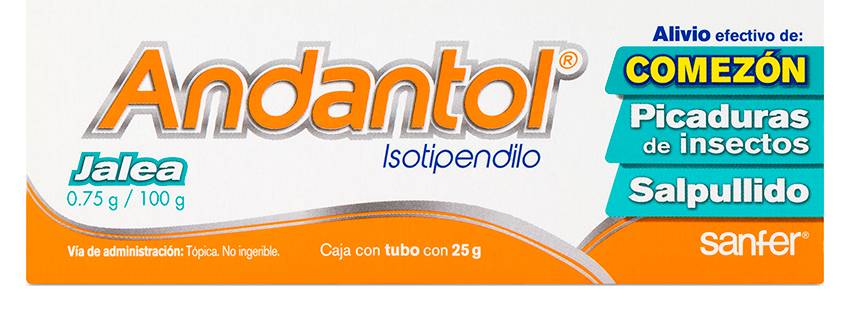 Sanfer · Andantol isotipendilo jalea 0.73 g/ 100 g (25 g)