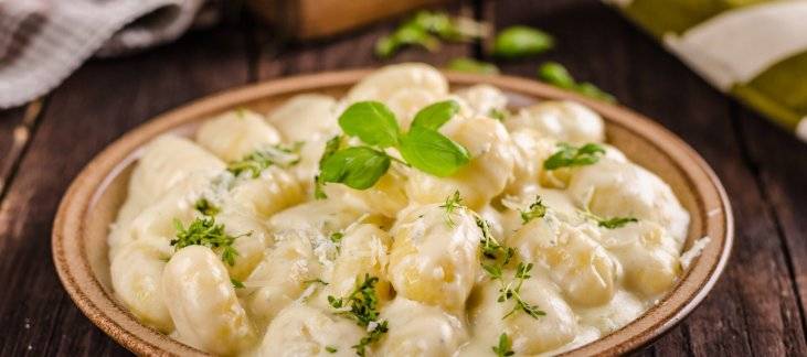 Gnocchi sauce 4 fromages