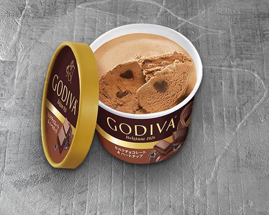 GODIVAアイス(ミルクチョコレート&ハートチップ)GODIVA ice cream (milk chocolate & heart chip)