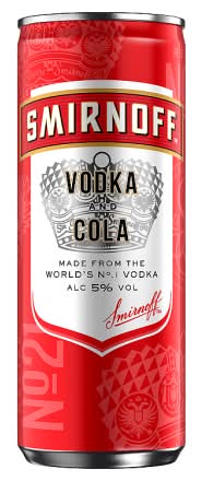 Smirnoff Vodka and Cola (0.25L)