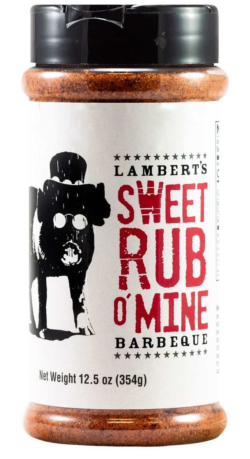 Lambert'S Sweet Rub O'Mine Barbecue Bbq Rub 12.5 Oz