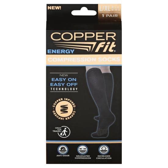 Copper Fit L/Xl Compression Socks