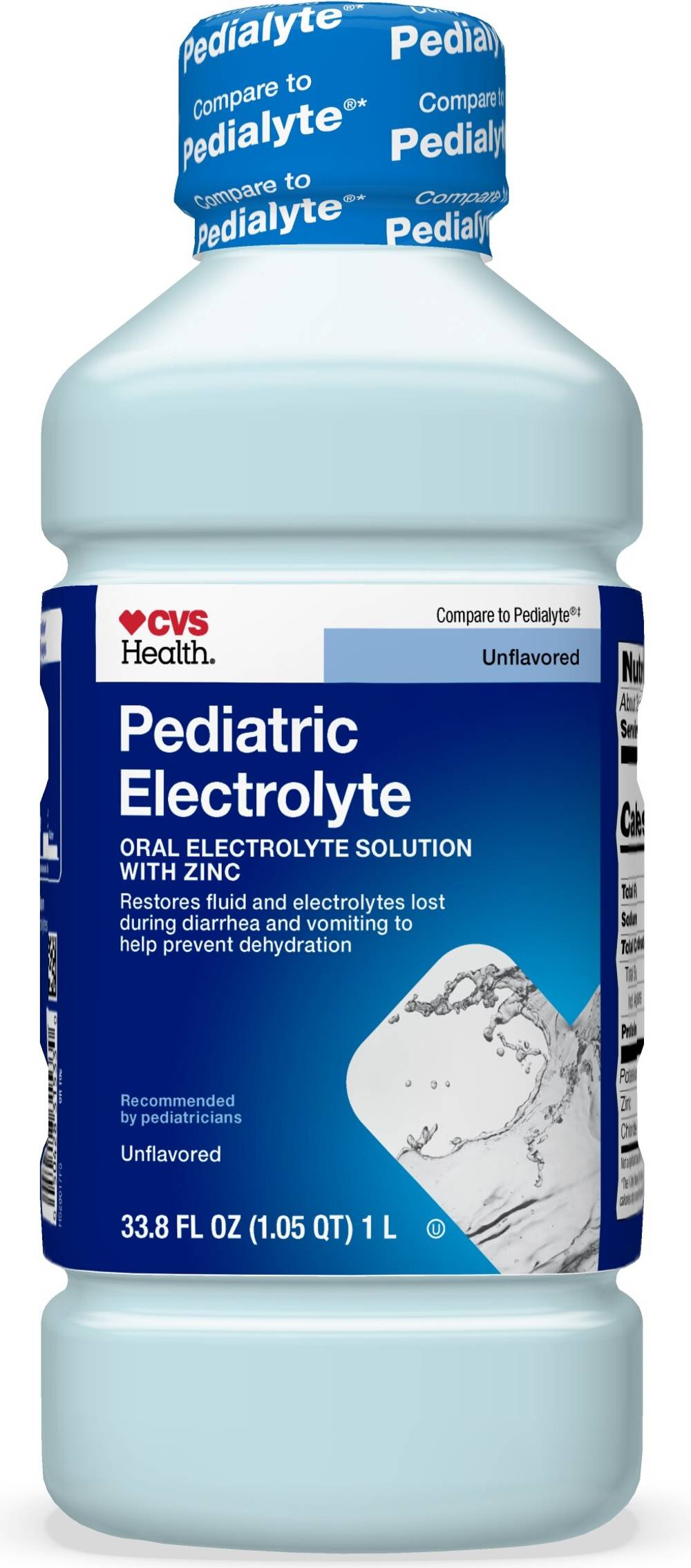 Cvs Health Pediatric Electrolyte Solution, Unflavored, 1 L