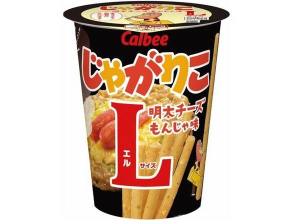 カルビー じゃがりこ - 明太チーズもんじゃ味, L (66g)