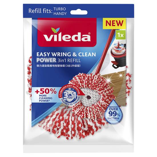 Vileda Easy Wring & Clean Spin Mop 3in1 Refill, Delivery Near You
