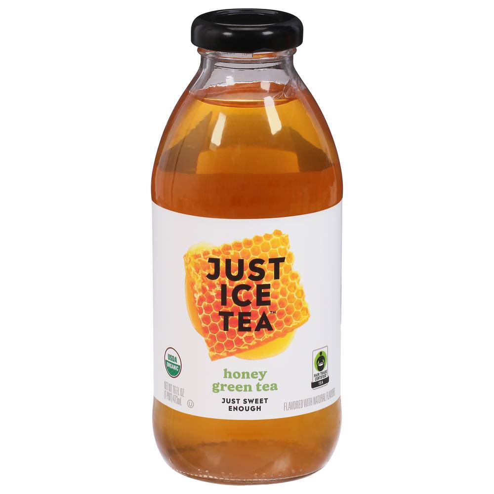 Just Ice Tea Green Tea, Honey (16 fl oz)