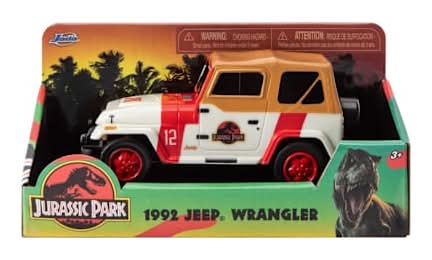 Licensed Pullback Car Toy 1992 Jeep Wrangler